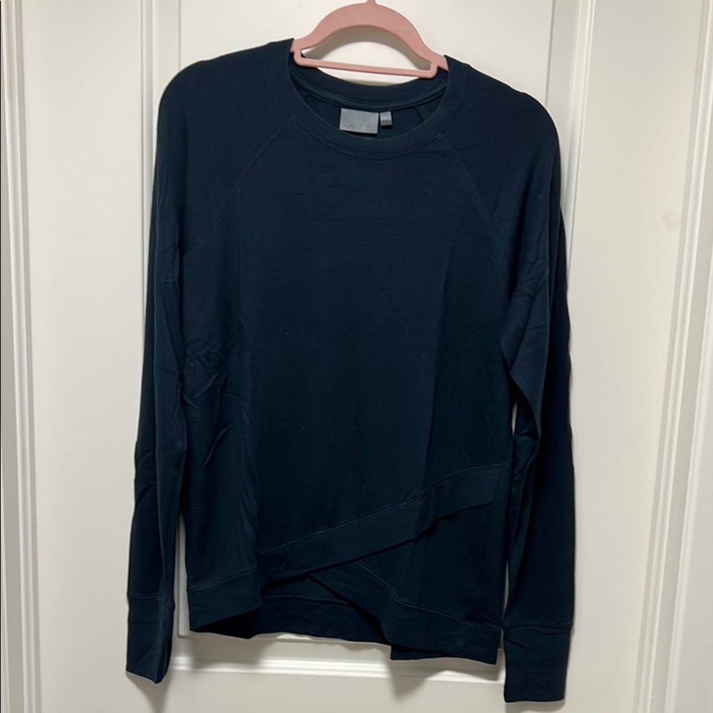 Athleta Navy Crew Neck Sweater